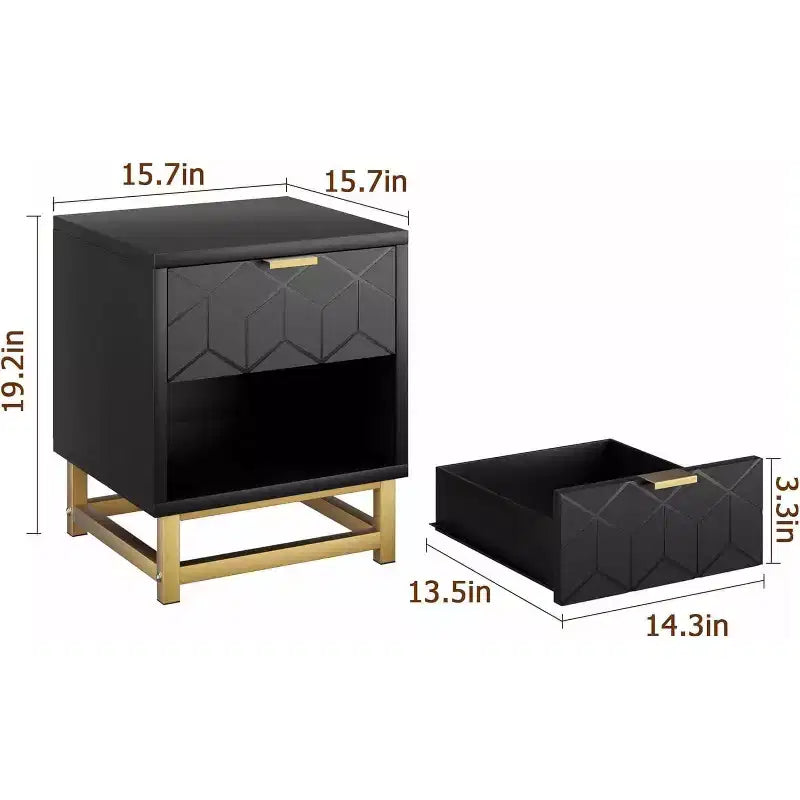 2/3/4/5/6/7 Drawer Dresser with Metal Legs, Wood Dressers Chest Organizer with Wide Storage, Modern Chest of Drawers for Bedroom, Living Room,Hallway