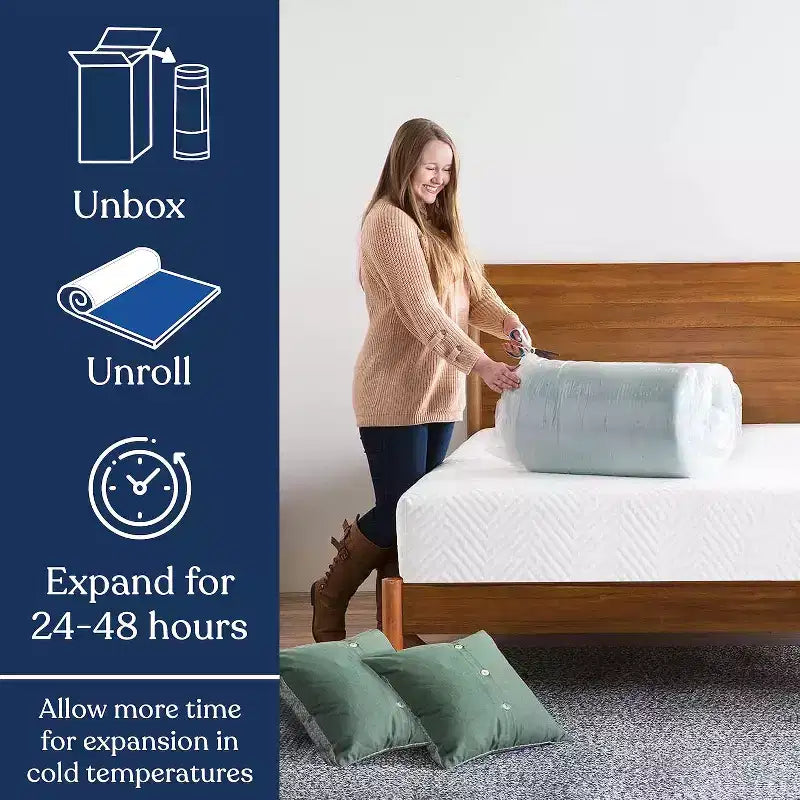 2 Inch Gel Infused Memory Foam Mattress Topper, Certipur-US Certified, Ventilated Design for Better Airflow