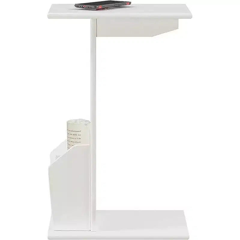 Set of Two Versatile Nesting End Tables with Space Saving Design for Living Room, Bedroom or Office Decor