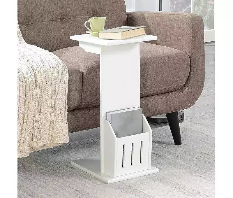 Set of Two Versatile Nesting End Tables with Space Saving Design for Living Room, Bedroom or Office Decor
