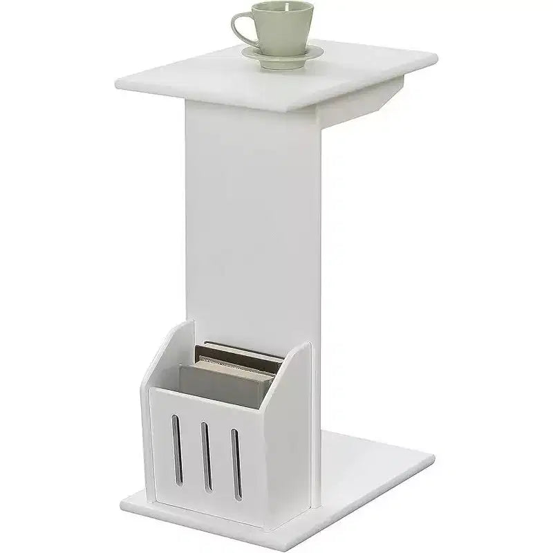 Set of Two Versatile Nesting End Tables with Space Saving Design for Living Room, Bedroom or Office Decor