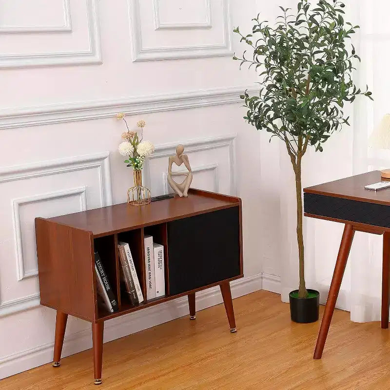 Bedside Table with Charging Station, Bedside Table with Storage Drawer and USB Ports, Side Table for Bedroom or Living Room