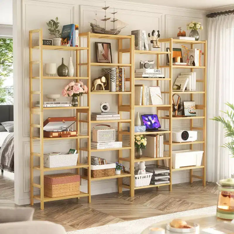 59-inch Mid-Century Modern Rattan Media Console for 65-inch TVs