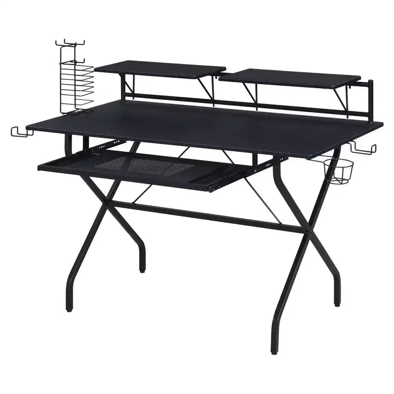 45 in.H Black Color Steel Standing Desks with No Storage