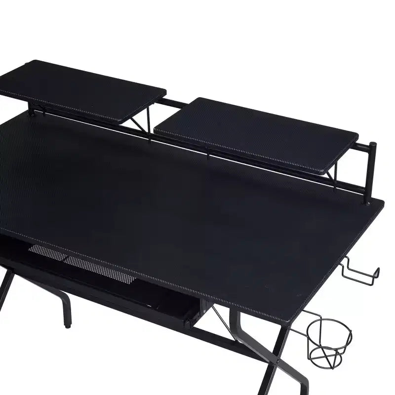 45 in.H Black Color Steel Standing Desks with No Storage