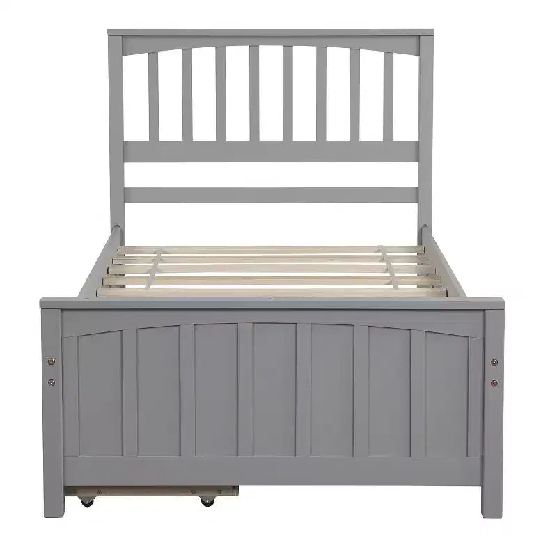 Twin size Platform Bed with 2 Drawers for Bedroom and Guest Room