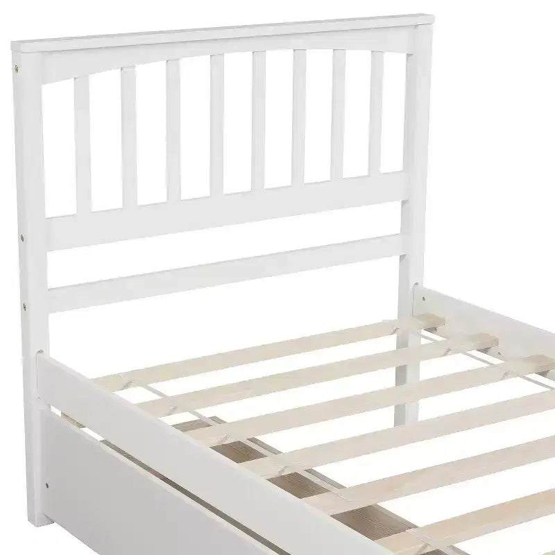 Twin size Platform Bed with 2 Drawers for Bedroom and Guest Room