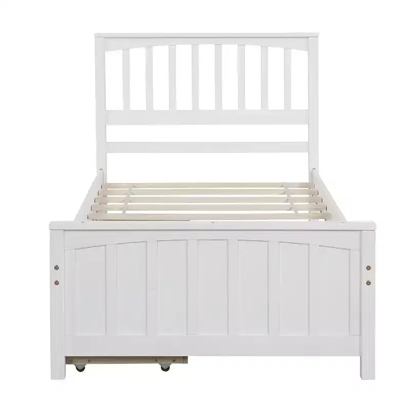Twin size Platform Bed with 2 Drawers for Bedroom and Guest Room