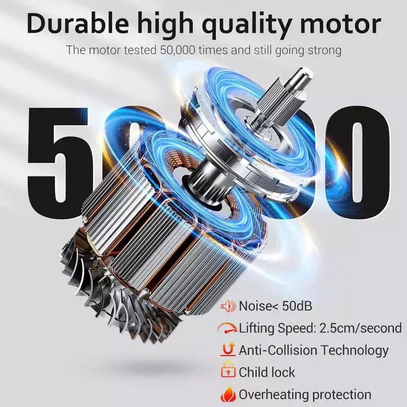 Electric Standing Computer Desk Adjustable Height 63in with Outlet Rolling Wheels Dual-Beam Frame Mouse Pad Spliced Desktop