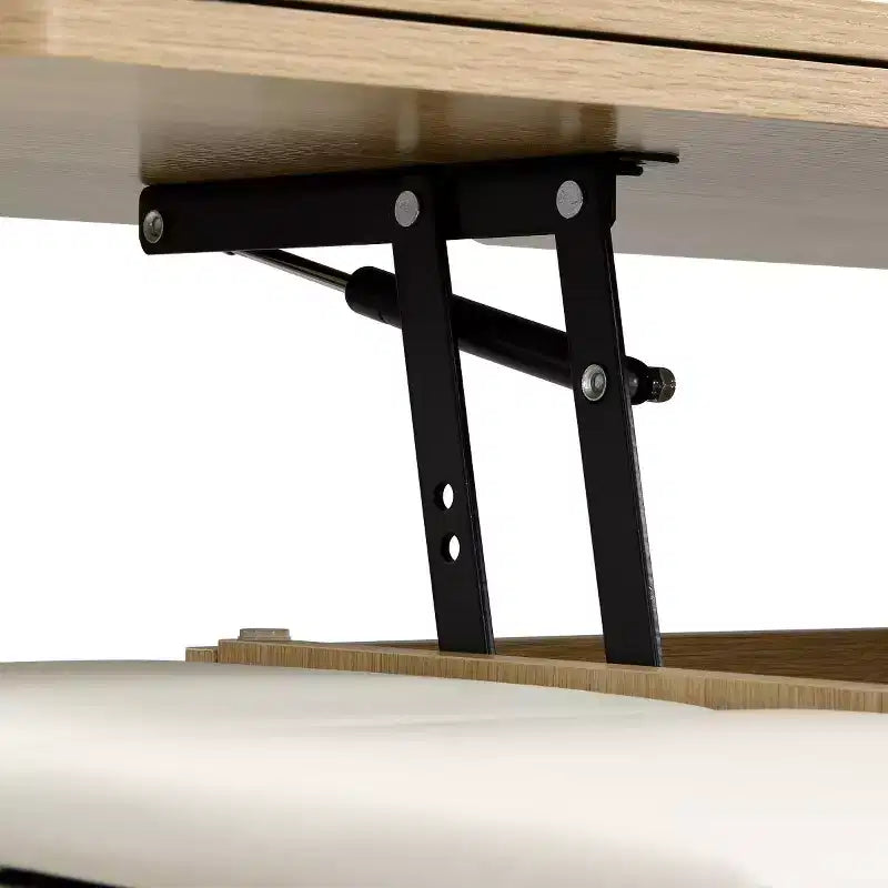 Twin Over Full Bunk Bed with Stairs and Storage, Solid Wood Bunk Bed Frame