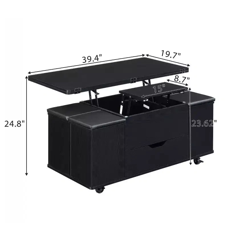 Twin Over Full Bunk Bed with Stairs and Storage, Solid Wood Bunk Bed Frame