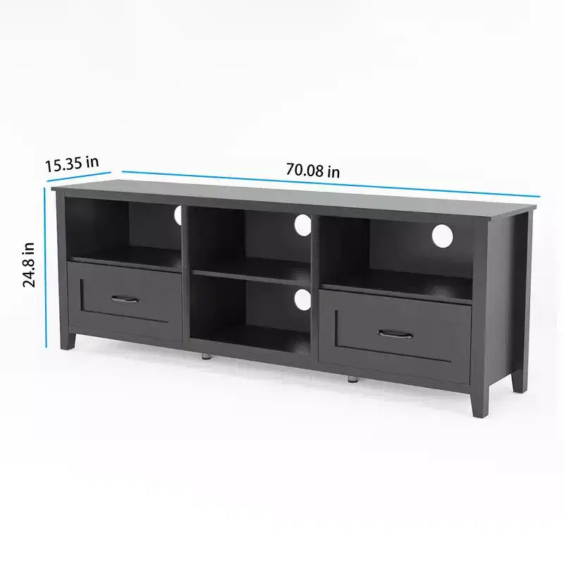 TV Stand For TV Drawers Open Shelf Large Storage Space Kitchen Buffet Table For Dinner Room Living Room Bedroom