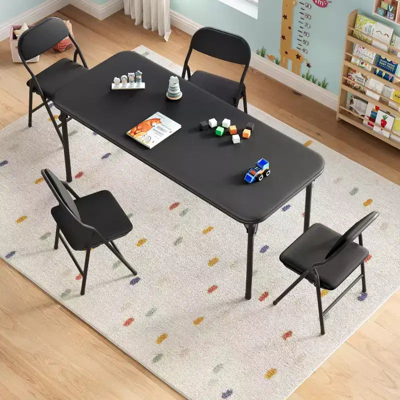 Kids Folding Table Only for Activities, Toddler Play Table for Learning and Crafts in Playroom, Classroom